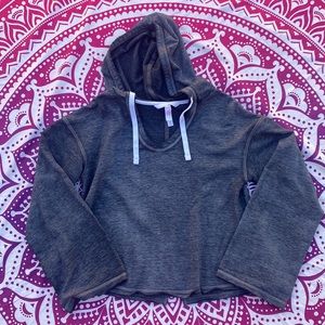 Cropped Xhilaration Gray Hoodie